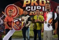 Grand Final PKDI Cup 2026 di Stadion Gelora Bangkalan mempertemukan kepala desa dari berbagai daerah di Jawa Timur, Minggu (13/9/2026).
