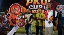 Grand Final PKDI Cup 2026 di Stadion Gelora Bangkalan mempertemukan kepala desa dari berbagai daerah di Jawa Timur, Minggu (13/9/2026).