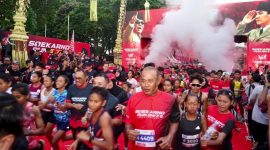 Soekarno Run di Kabupaten Banyuwangi, Jawa Timur, diikuti sekitar 4.900 peserta dari berbagai daerah di Indonesia, mulai Aceh hingga Papua, Minggu (20/9/2026).