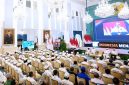Presiden Prabowo Subianto secara resmi melepas kontingen Indonesia yang akan berlaga pada Asian Games XX Aichi-Nagoya 2026 di Istana Negara, Jakarta, pada Rabu, 9 September 2026. Foto: BPMI Setpres/Muchlis Jr