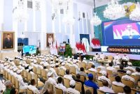 Presiden Prabowo Subianto secara resmi melepas kontingen Indonesia yang akan berlaga pada Asian Games XX Aichi-Nagoya 2026 di Istana Negara, Jakarta, pada Rabu, 9 September 2026. Foto: BPMI Setpres/Muchlis Jr