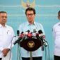 Menteri Kesehatan Budi Gunadi Sadikin memberikan keterangan usai mengikuti rapat terbatas yang dipimpin Presiden Prabowo Subianto di Istana Merdeka, Jakarta, Senin (28/9/2026).