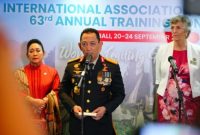 Kapolri Jenderal Polisi Listyo Sigit Prabowo membuka The 63rd International Association of Women Police (IAWP) Annual Training Conference 2026 di Bali, Minggu (20/9/2026).
