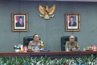 Wakapolri Komjen Pol Dedi Prasetyo saat peluncuran SPMB Angkatan Ketiga SMA Kemala Taruna Bhayangkara Tahun Ajaran 2027/2028 di Mabes Polri, Jakarta, Senin (28/9/2026).