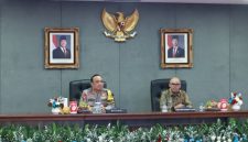 Wakapolri Komjen Pol Dedi Prasetyo saat peluncuran SPMB Angkatan Ketiga SMA Kemala Taruna Bhayangkara Tahun Ajaran 2027/2028 di Mabes Polri, Jakarta, Senin (28/9/2026).