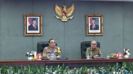 Wakapolri Komjen Pol Dedi Prasetyo saat peluncuran SPMB Angkatan Ketiga SMA Kemala Taruna Bhayangkara Tahun Ajaran 2027/2028 di Mabes Polri, Jakarta, Senin (28/9/2026).