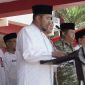 Bupati Fauzi saat Apel Hari Santri Nasional 2026 di halaman Kantor Bupati Sumenep, Kamis (22/10/2026).