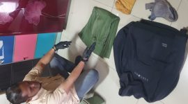 Barang bukti dari penanganan kasus dugaan tindak pidana pencabulan oleh Polresta Sumenep.