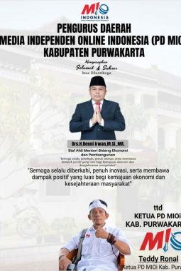 PD-MIOI Purwakarta Sampaikan Selamat kepada Drs. H. Benni Irwan, M.Si., MA atas Penunjukan sebagai Staf Ahli Menteri Bidang Ekonomi dan Pembangunan