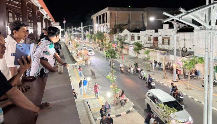 Wajah baru Pasar Banyuwangi setelah revitalisasi menjadi ruang publik, pusat kuliner, dan destinasi bernuansa heritage bagi masyarakat.
