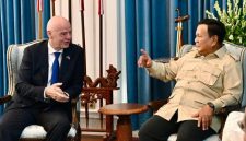 Presiden Prabowo Subianto menerima Presiden FIFA Gianni Infantino di Istana Merdeka, Jakarta, Senin (5/10/2026). Foto: BPMI Setpres/Rusman.