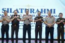 Kapolri Jenderal Polisi Suyudi Ario Seto bertemu dengan Jaksa Agung ST Burhanuddin untuk memperkuat sinergi dan kolaborasi penegakan hukum di Jakarta, Rabu (14/10/2026). (Foto: Tribratanews Polda Jatim)